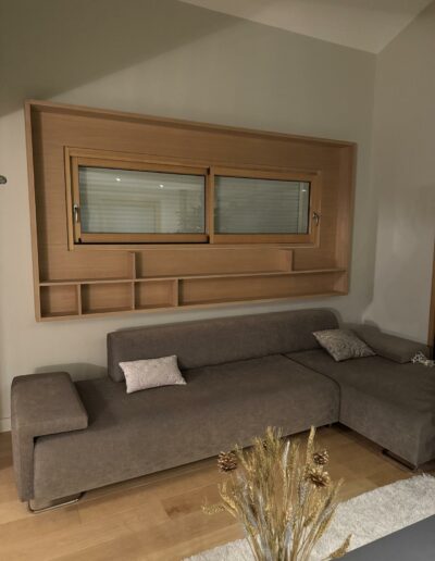 Encadrement de fenêtre en chêne sur mesure